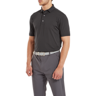 Polo en fil d'Ecosse imprimé points