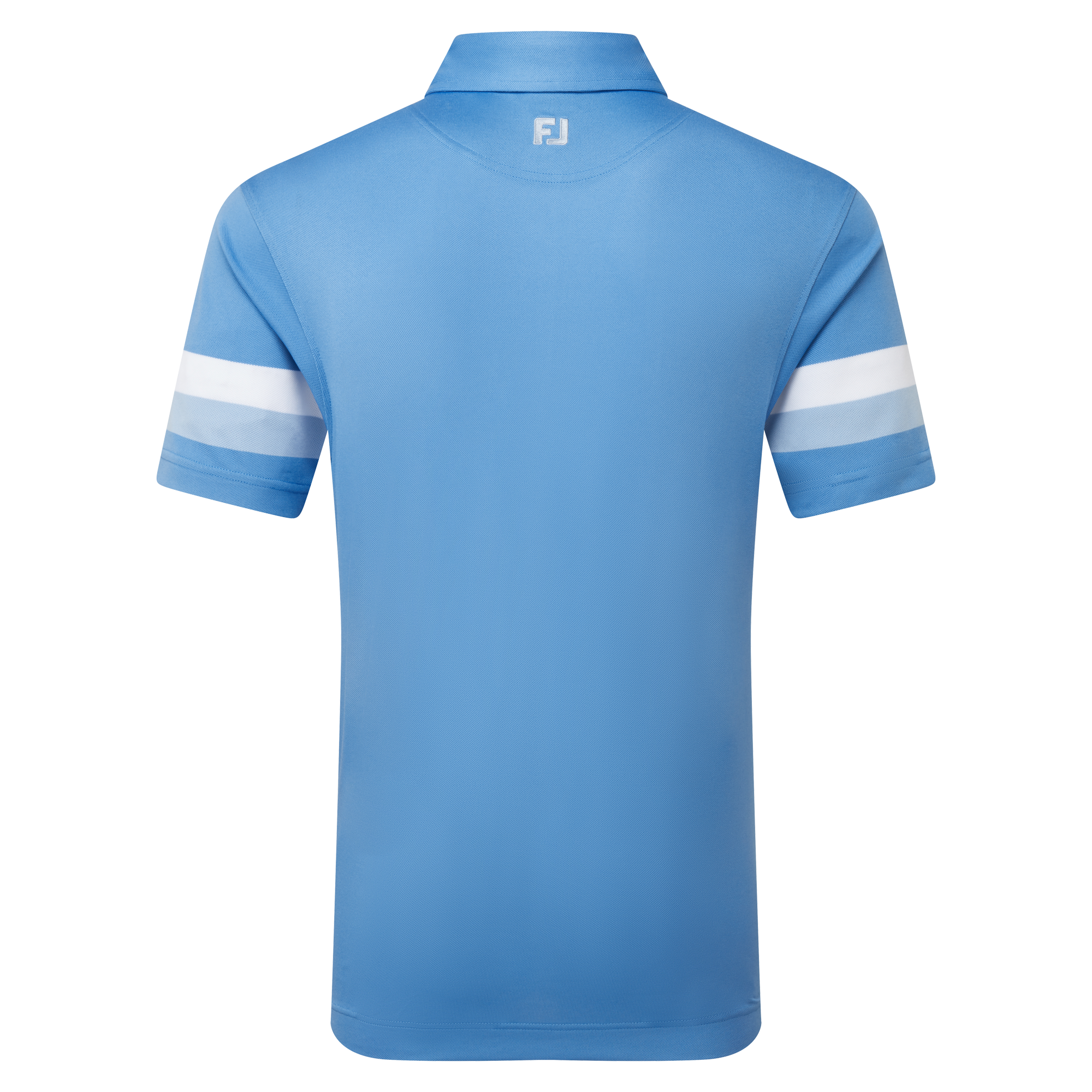 Polo piqu&eacute; &agrave; rayures sur les manches