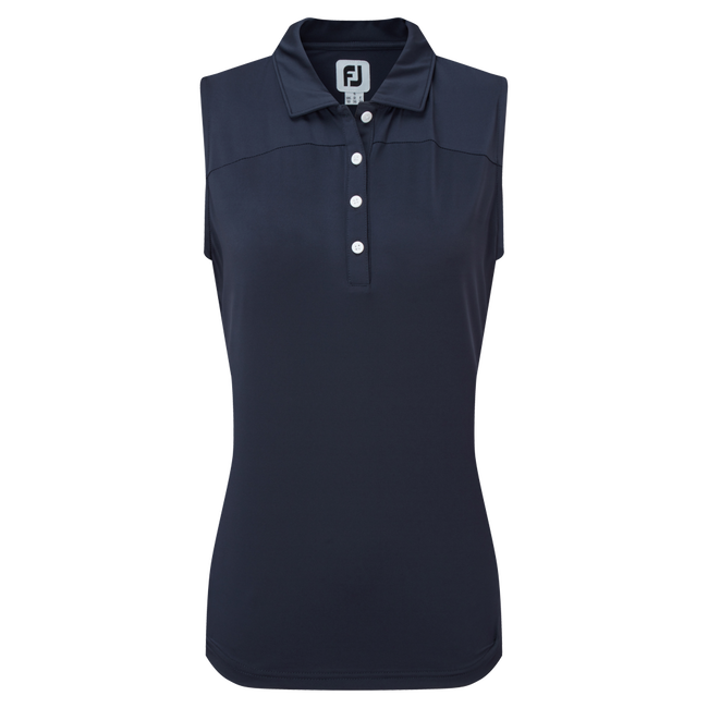 Mesh Back Sleeveless Lisle