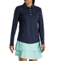 Polo en jersey manches longues protection solaire