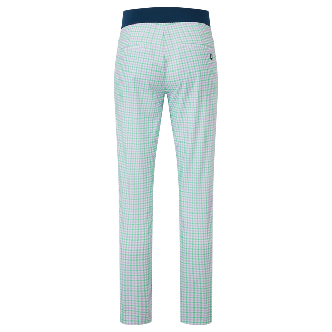 Pantalon 7/8 léger imprimé Vichy