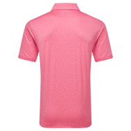 Polo en fil d'Ecosse impression florale