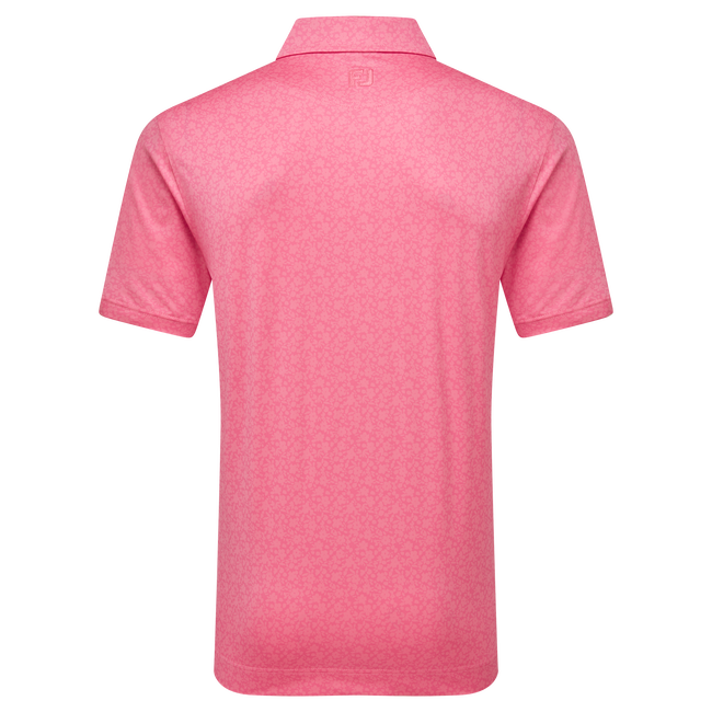 Polo en fil d'Ecosse impression florale