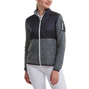 Pullover Full-Zip &agrave; motif Space Dye