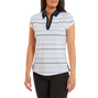 Polo Jacquard &oelig;il d&#39;oiseau &agrave; rayures