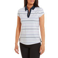 Polo Jacquard œil d'oiseau à rayures