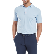 Polo en fil d'Ecosse impression texturée