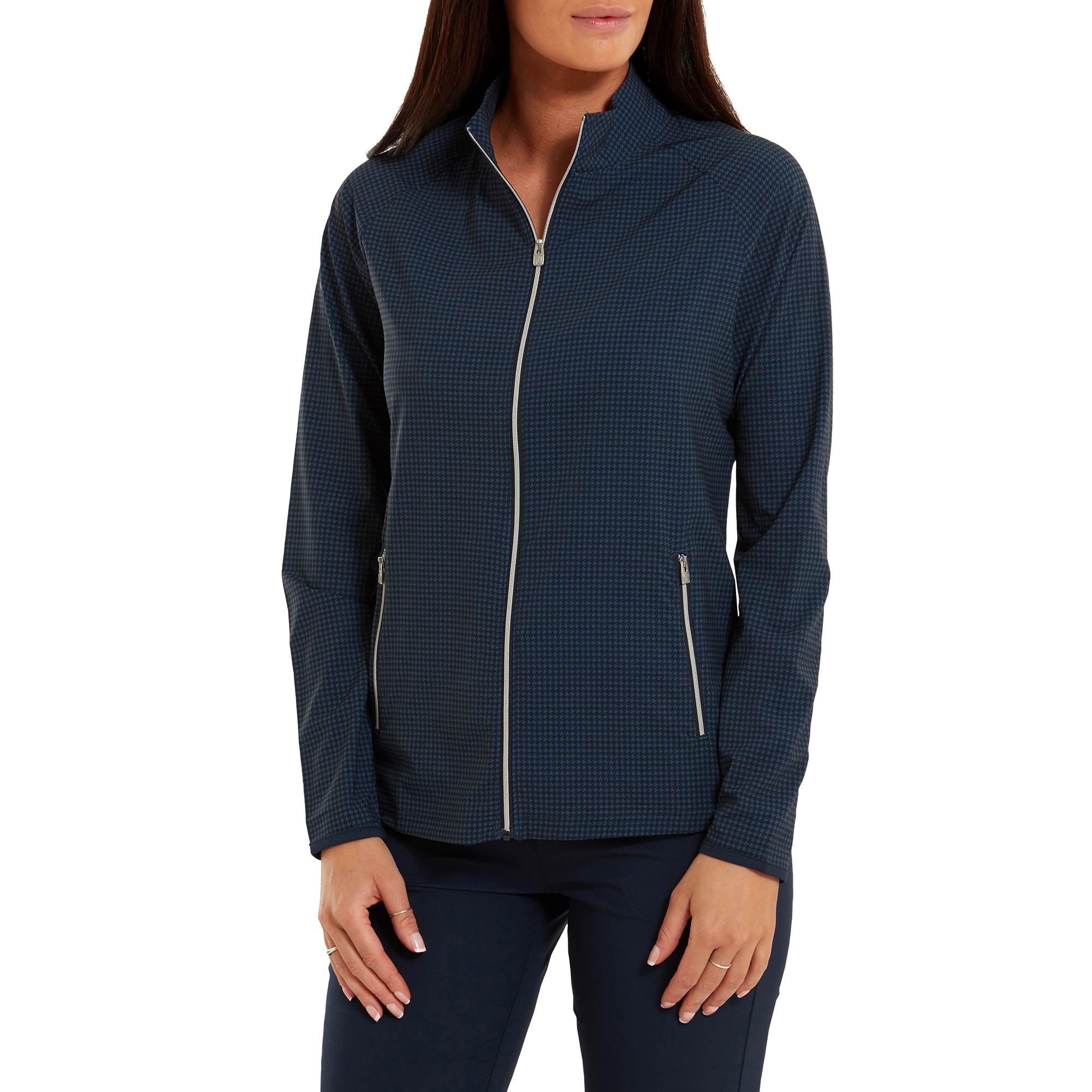Veste Full-Zip imprim&eacute; Pied-de-poule