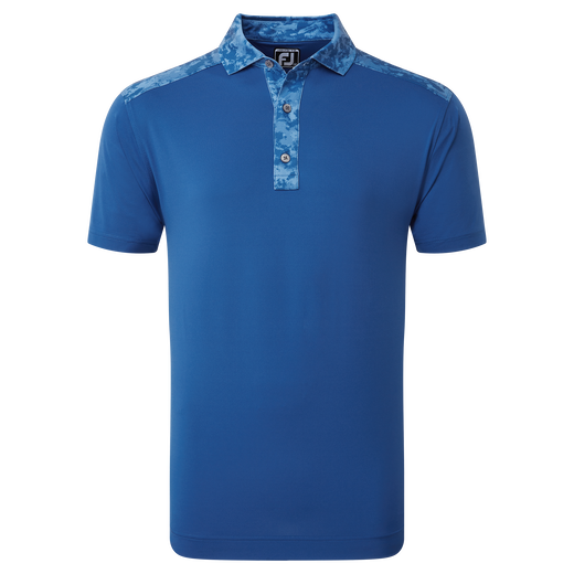 Polo imprim&eacute; Camouflage sur col et &eacute;paules