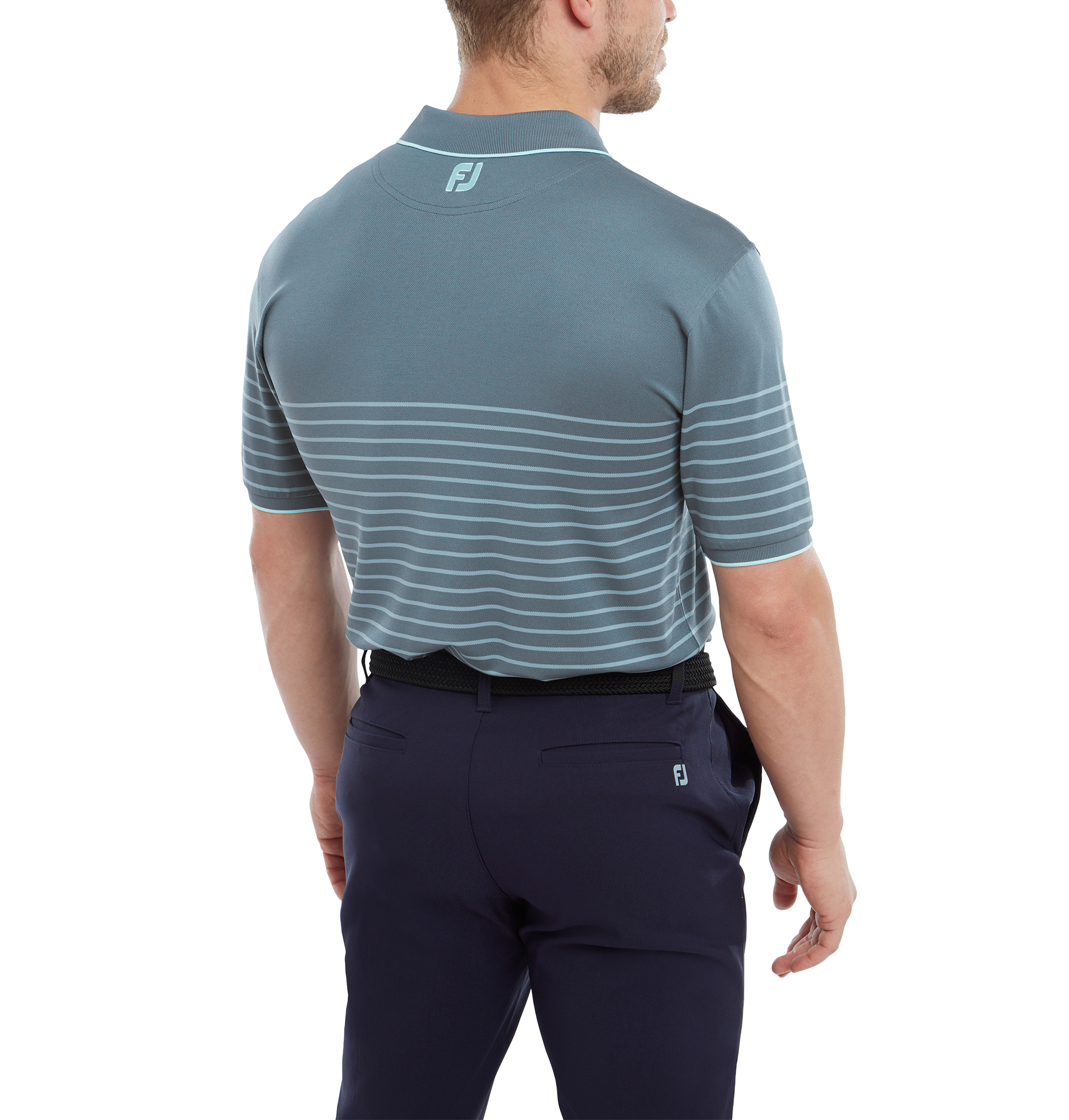 Polo Piqu&eacute; imprim&eacute;s rayure