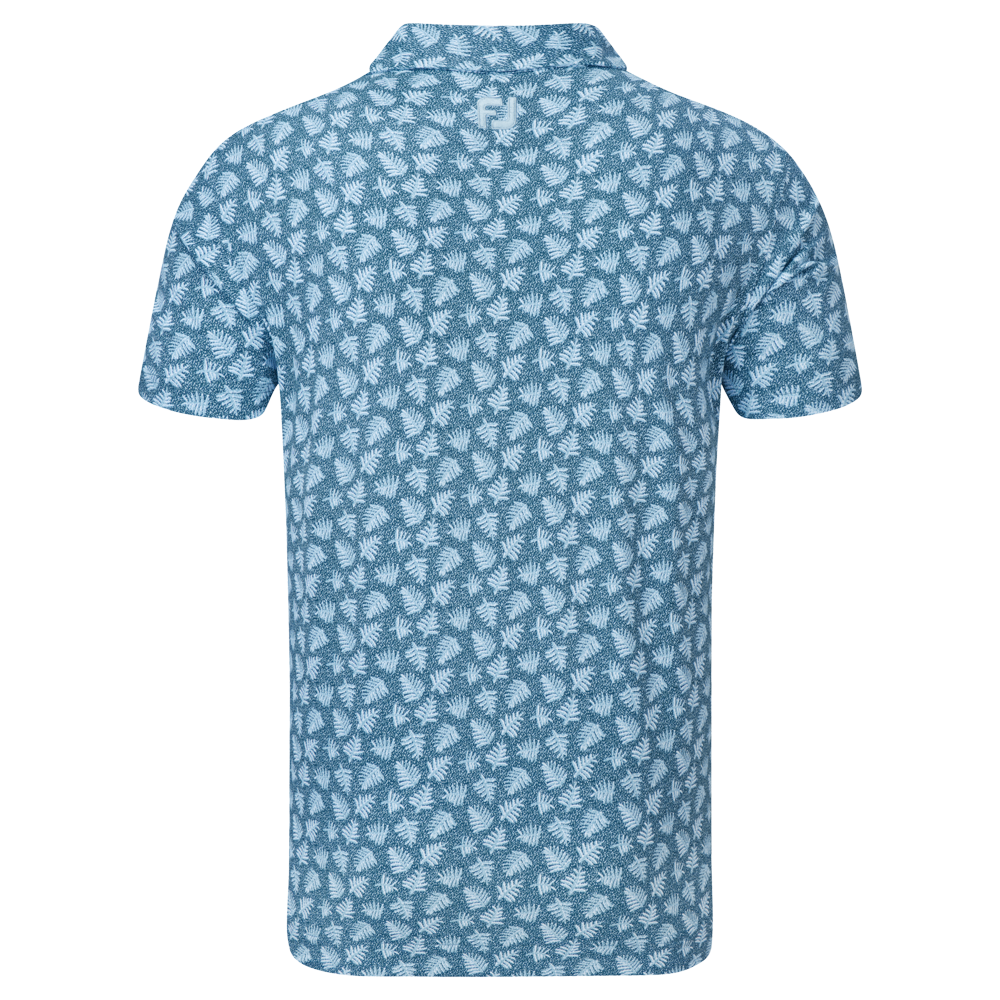 Polo Piqu&eacute; imprim&eacute;s feuilles de palmier