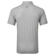 Polo piqué avec texture Tweed