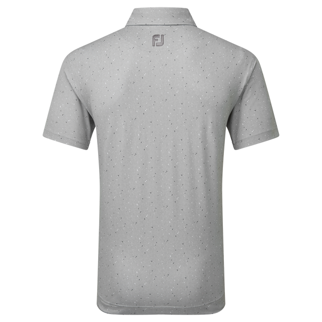 Polo piqué avec texture Tweed