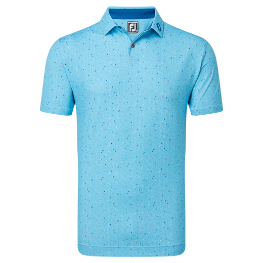 Polo piqué avec texture Tweed