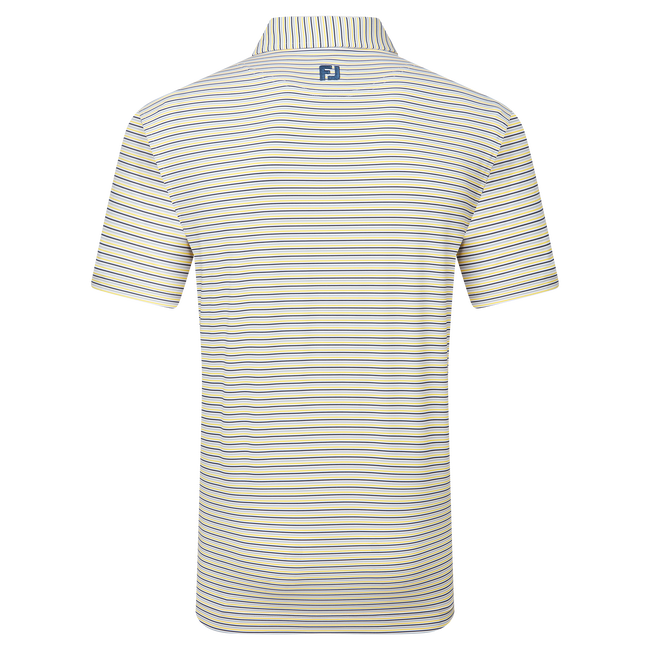 Polo en fil d'Ecosse à rayures