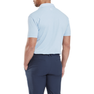 Polo en fil d'Ecosse impression texturée