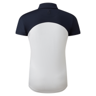 Polo à mancheron avec blocs de couleurs