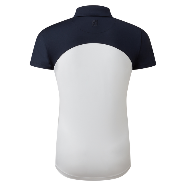 Polo à mancheron avec blocs de couleurs