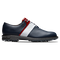 Navy Pebble / White Pebble / Red Patent