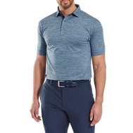 Polo en fil d'Ecosse impression chinée