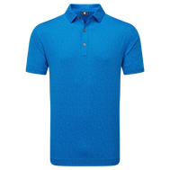 Polo en fil d'Ecosse impression florale