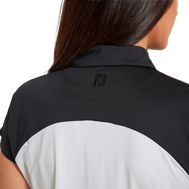 Polo à mancheron avec blocs de couleurs