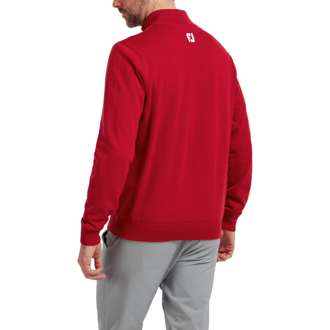 Pullover en laine 1/2 Zip