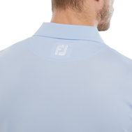 Polo Stretch Piqué uni avec col en tricot