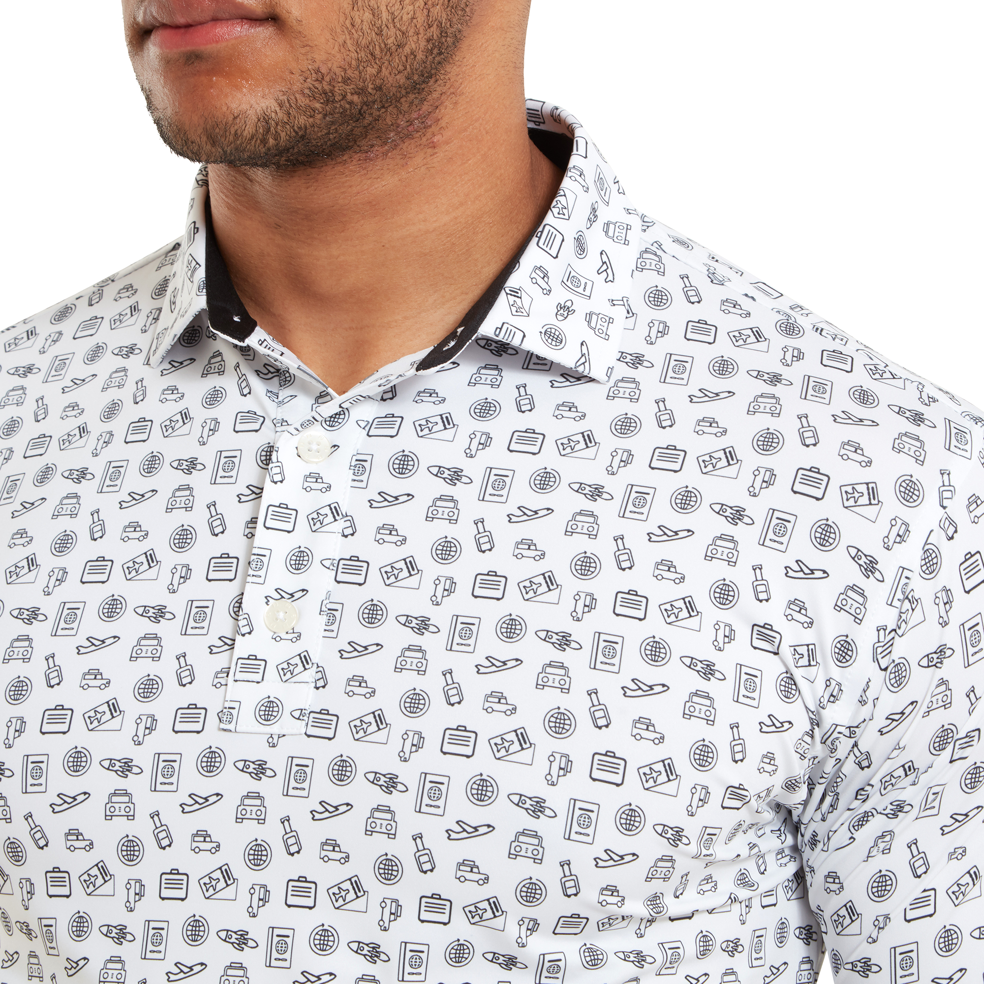 Polo imprim&eacute; Voyage