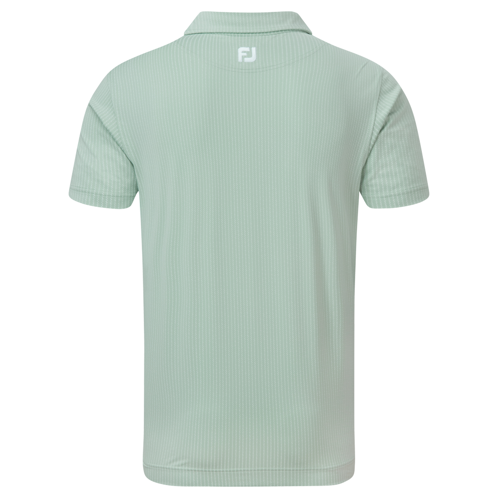 Polo en Fil d'Ecosse imprim&eacute;s Zig-Zag