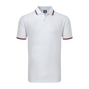 Polo uni avec d&eacute;tails sur le col et les manches