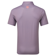 Polo  en fil d'Ecosse imprimé coquilles St Jacques