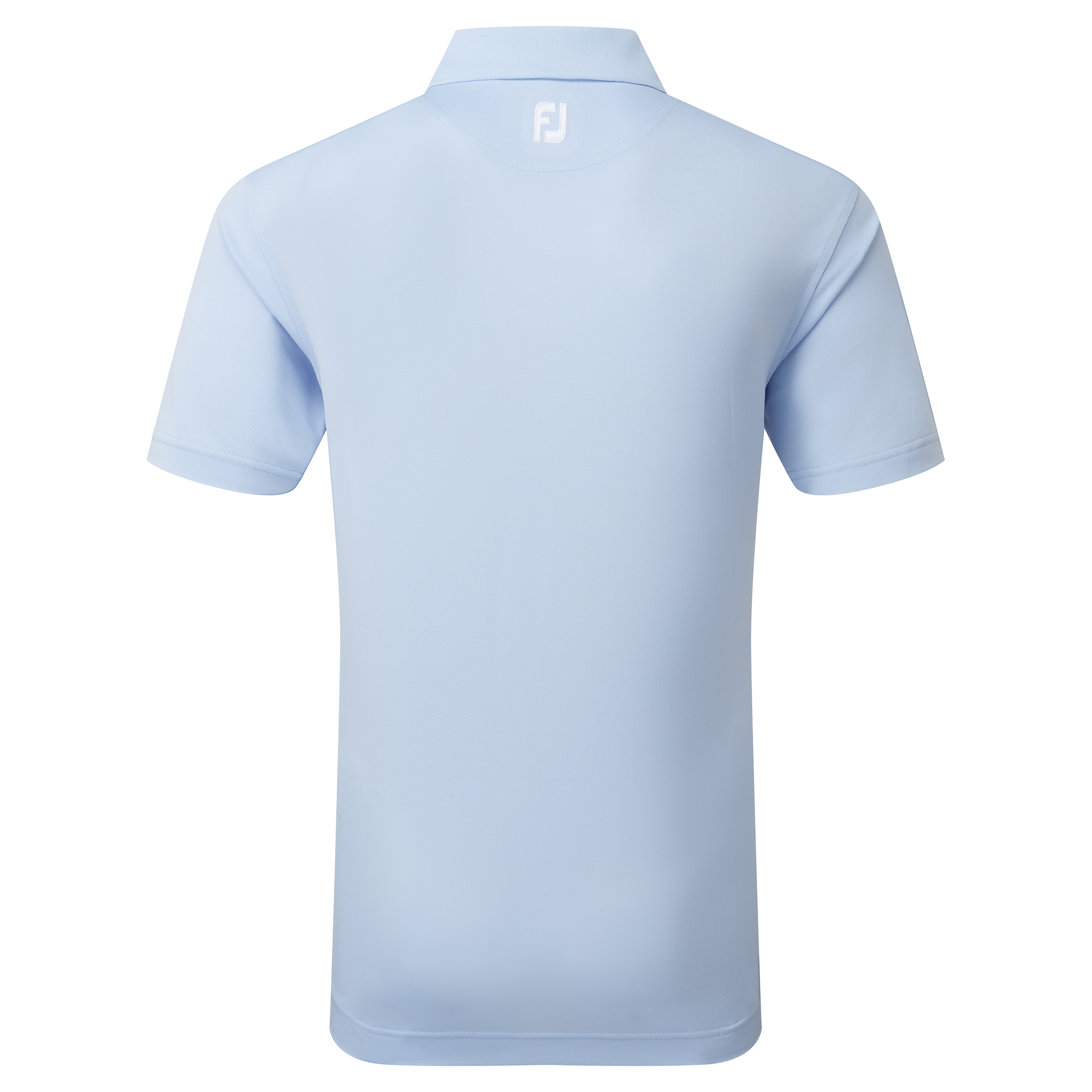 Polo Stretch Piqu&eacute; uni avec col en tricot