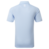 Polo Stretch Piqué uni avec col en tricot