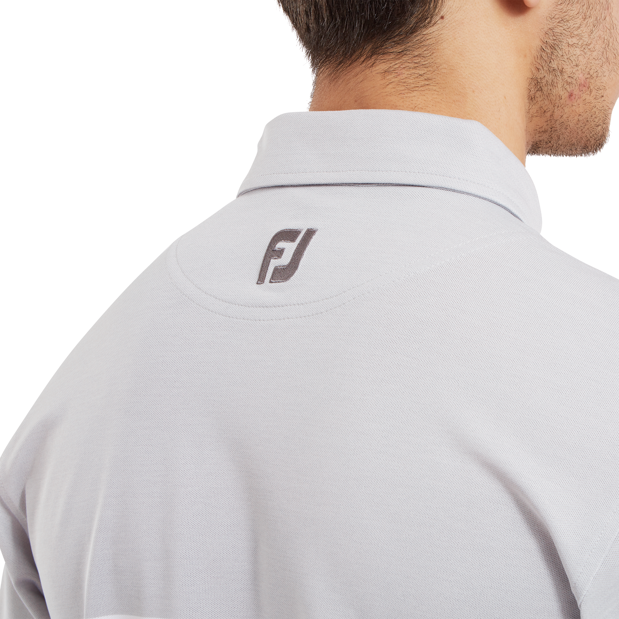 Polo piqu&eacute; avec double bandes sur poitrine