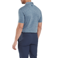 Polo en fil d'Ecosse impression chinée