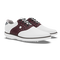 White / Burgundy / Leopard Print