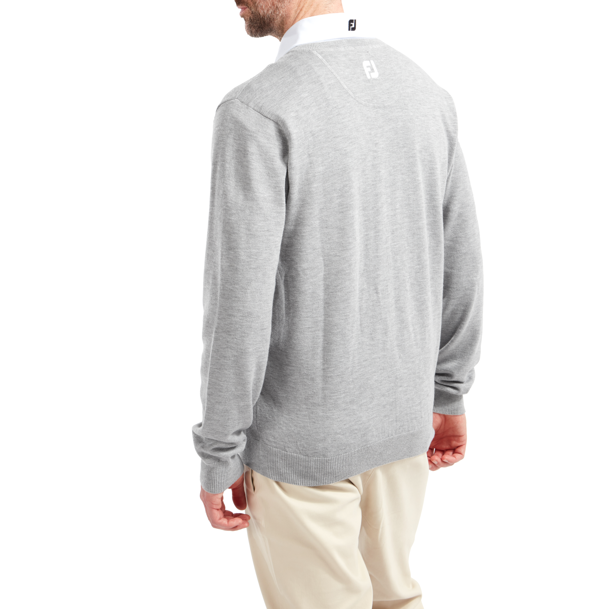 Wool Blend V-Neck Pullover