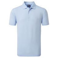 Polo Stretch Piqué uni avec col en tricot
