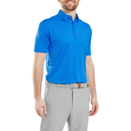 Polo en fil d'Ecosse impression florale