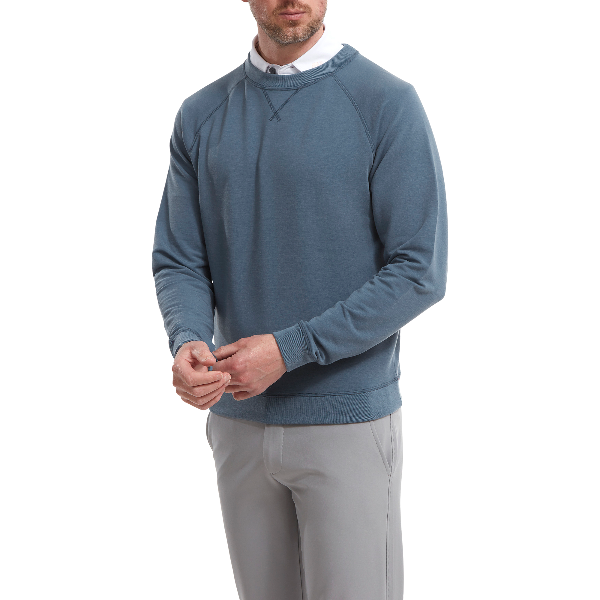 Sweat avec &agrave; col rond French Terry