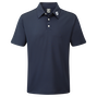 Polo Stretch Piqu&eacute; uni avec logo FJ sur col
