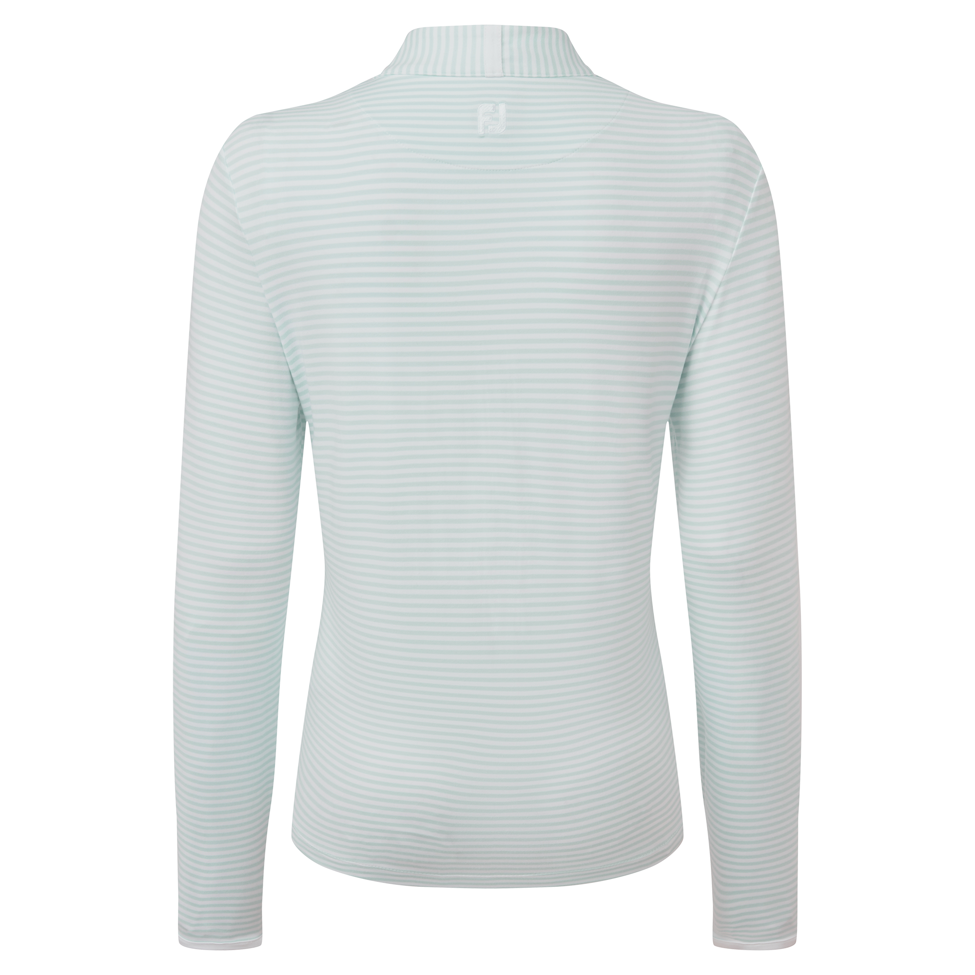 Pullover Full-Zip l&eacute;ger &agrave; rayures ton sur ton