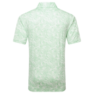 Polo en fil d'Ecosse imprimé camouflage