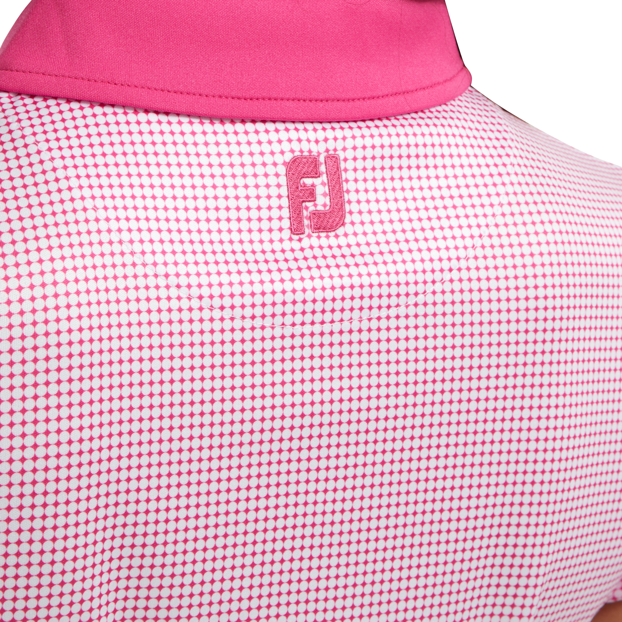 Polo femme manches courtes en fil d'&Eacute;cosse &agrave; col boutonn&eacute;