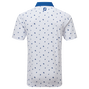 Polo imprim&eacute; Fleurs &eacute;parses