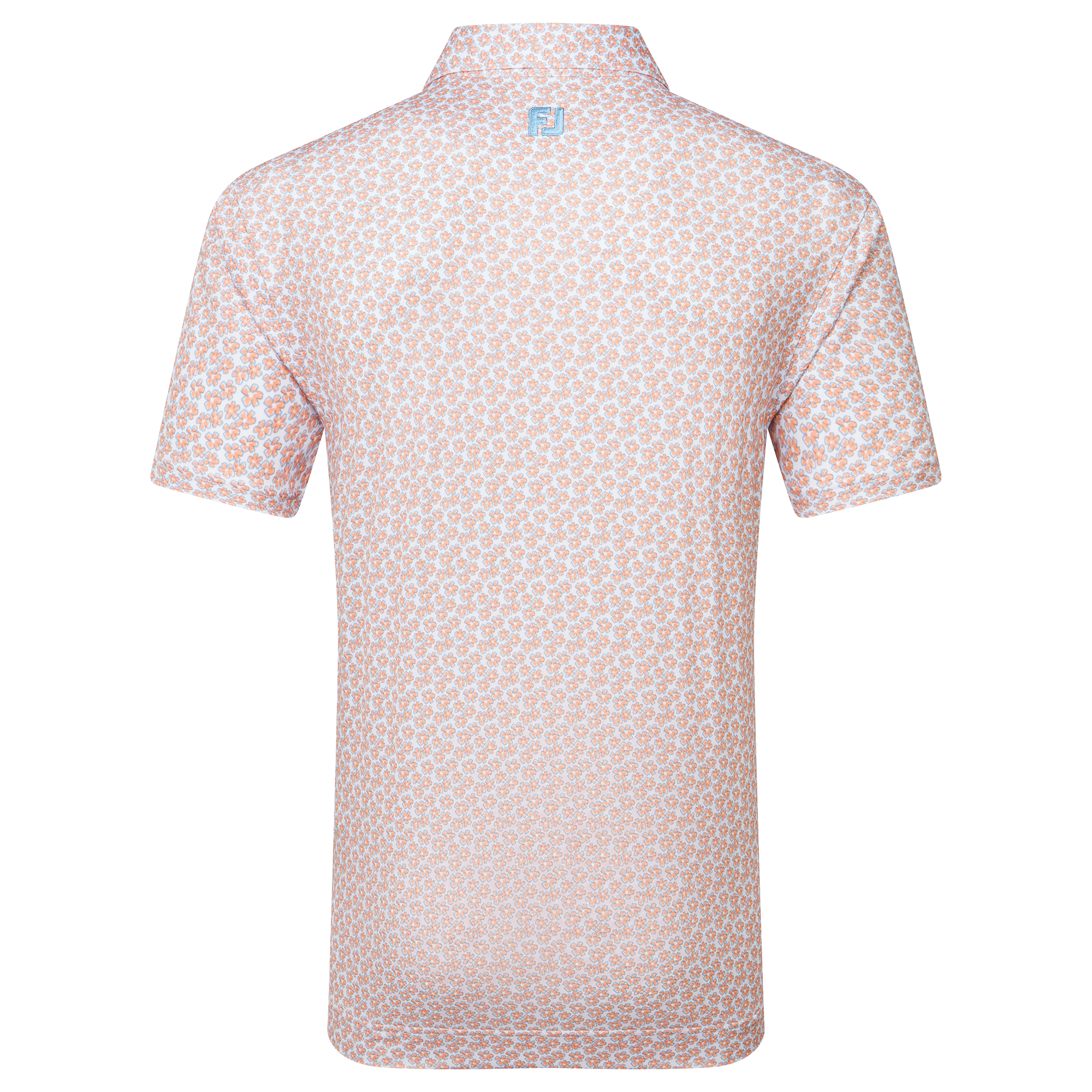 Polo en fil d'Ecosse impression florale