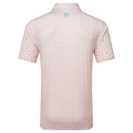 Polo en fil d'Ecosse impression florale
