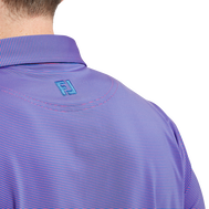 Polo en fil d'Ecosse à micro rayures