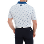 Polo imprim&eacute; Fleurs &eacute;parses